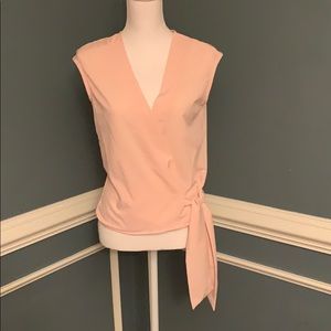 Sleeveless Wrap Shirt